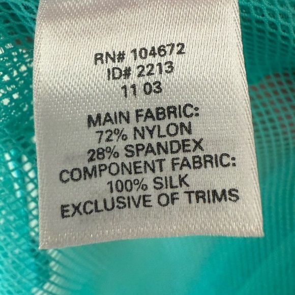 VICTORIAS SECRET Teal Lace Babydoll Chemise - Picture 4 of 4